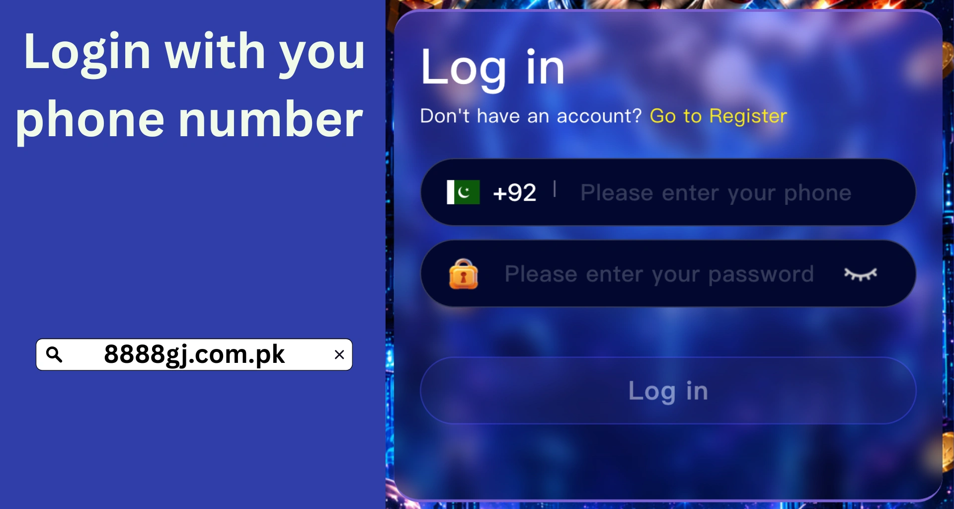 888gj login